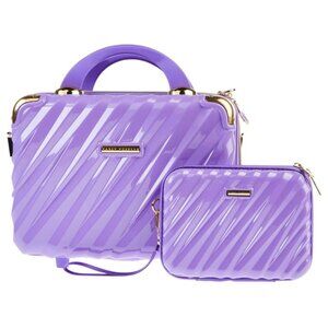 Purple Marcy McKenna Travel Case and Mini Case